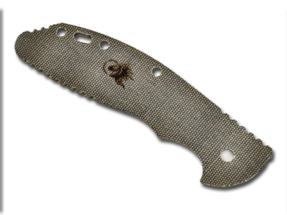 Rick Hinderer Knives, LLC™ 3" XM-18 SCALE SMOOTH MICARTA OD BLACK Knife Black Micarta Handle Scale