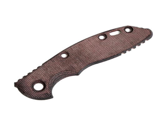 Rick Hinderer Knives, LLC™ 3" XM-18 SCALE SMOOTH MICARTA OD BURGUNDY Knife Burgundy Micarta Handle Scale