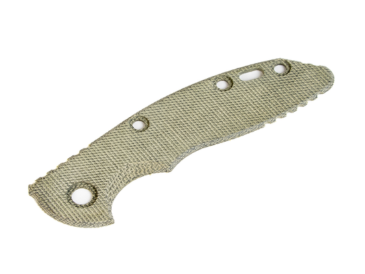 Rick Hinderer Knives, LLC™ 3" XM-18 SCALE SMOOTH MICARTA OD GREEN Knife Od Green Micarta Handle Scale