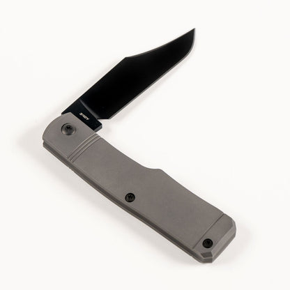 Jack Wolf Knives™ Sharpshooter Jack SHARP-02-TI-REV-TUX 6AL4V Titanium S90V Stainless Steel Pocket Knife