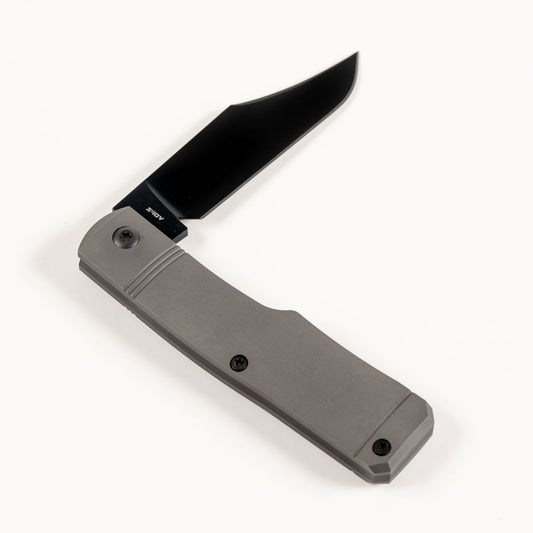 Jack Wolf Knives™ Sharpshooter Jack SHARP-02-TI-REV-TUX 6AL4V Titanium S90V Stainless Steel Pocket Knife