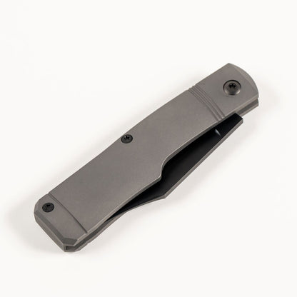 Jack Wolf Knives™ Sharpshooter Jack SHARP-02-TI-REV-TUX 6AL4V Titanium S90V Stainless Steel Pocket Knife