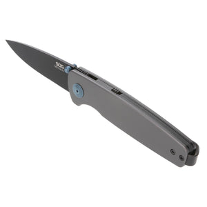 SOG Specialty Knives™ Twitch III Liner Lock SOG-11-15-03-43 Gray 6061 Aluminum 154 Stainless Steel Pocket Knife