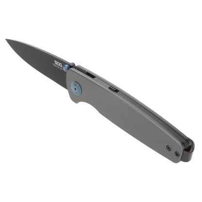 SOG Specialty Knives™ Twitch III Liner Lock SOG-11-15-03-43 Gray 6061 Aluminum 154 Stainless Steel Pocket Knife