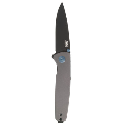 SOG Specialty Knives™ Twitch III Liner Lock SOG-11-15-03-43 Gray 6061 Aluminum 154 Stainless Steel Pocket Knife