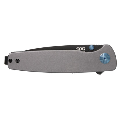 SOG Specialty Knives™ Twitch III Liner Lock SOG-11-15-03-43 Gray 6061 Aluminum 154 Stainless Steel Pocket Knife