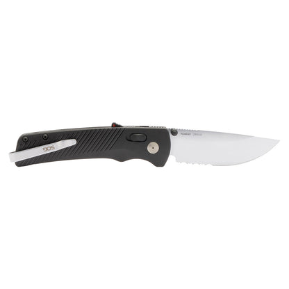 SOG Specialty Knives™ Flash AT-XR 11-18-15-41 Black GRN D2 Semi-Stainless Steel Pocket Knife