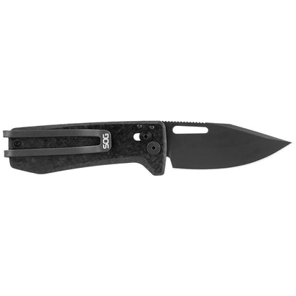 SOG Specialty Knives™ Ultra XR 12-63-05-57 Black Carbon Fiber CRYO CTS XHP Stainless Steel Pocket Knife