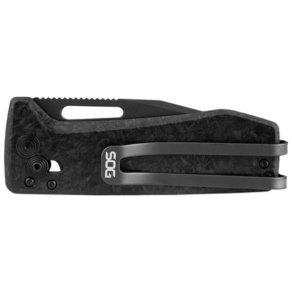 SOG Specialty Knives™ Ultra XR 12-63-05-57 Black Carbon Fiber CRYO CTS XHP Stainless Steel Pocket Knife