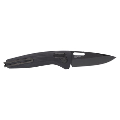 SOG Specialty Knives™ One Zero XR Lever Lock 12-73-03-57 Black Aluminum CPM S35VN Stainless Steel Pocket Knife