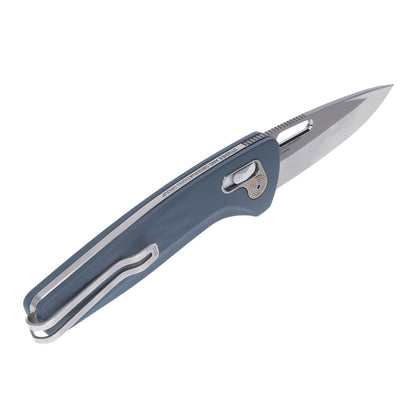 SOG Specialty Knives™ One-zero XR Lever Lock 12-73-04-57 Smoke Gray Aluminum CPM S35VN Stainless Steel Pocket Knife