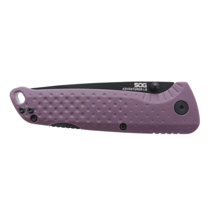 SOG Specialty Knives™ Adventurer Lockback SOG-13-11-04-43 Purple GFN 5CR15MOV Stainless Steel Pocket Knife