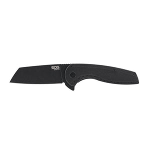 SOG Specialty Knives™ Aegis FLK 2.0 Frame Lock SOG-14-41-04-43 Blackwash 410 Stainless Steel 8Cr13MoV Stainless Steel Pocket Knife