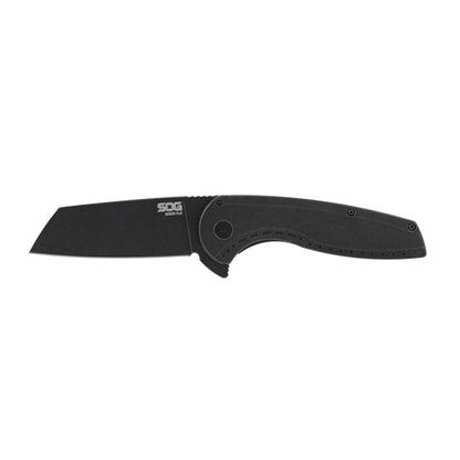 SOG Specialty Knives™ Aegis FLK 2.0 Frame Lock SOG-14-41-04-43 Blackwash 410 Stainless Steel 8Cr13MoV Stainless Steel Pocket Knife