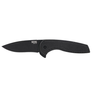 SOG Specialty Knives™ Aegis FLK 2.0 Frame Lock SOG-14-41-05-43 Blackwash 410 Stainless Steel 8Cr13MoV Stainless Steel Pocket Knife