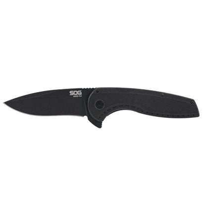 SOG Specialty Knives™ Aegis FLK 2.0 Frame Lock SOG-14-41-05-43 Blackwash 410 Stainless Steel 8Cr13MoV Stainless Steel Pocket Knife