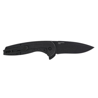 SOG Specialty Knives™ Aegis FLK 2.0 Frame Lock SOG-14-41-05-43 Blackwash 410 Stainless Steel 8Cr13MoV Stainless Steel Pocket Knife