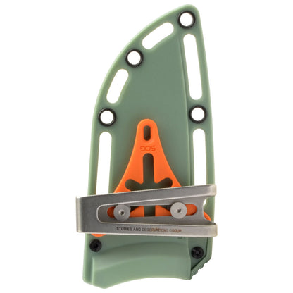 SOG Specialty Knives™ Tellus Fx Fixed Blade 17-06-01-43 OD Green GRN CRYO 440 Stainless Steel Knife