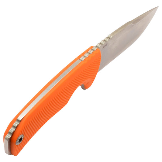 SOG Specialty Knives™ Tellus Fx Fixed Blade 17-06-03-43 Blaze Orange GRN CRYO 440 Stainless Steel Knife