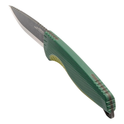 SOG Specialty Knives™ Aegis FX Fixed Blade 17-41-02-41 Forest Green Rubber and Moss Green GRN CRYO 4116 Krupp Stainless Steel Knife