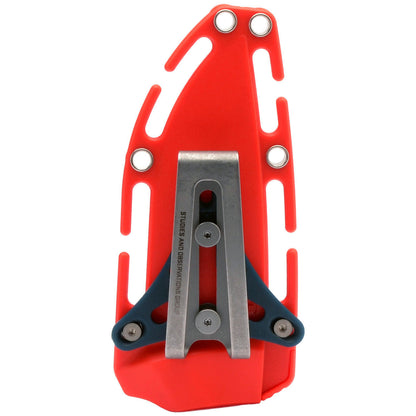 SOG Specialty Knives™ Aegis FX Fixed Blade 17-41-03-41 Rescue Red Rubber and Indigo GRN CRYO 4116 Krupp Stainless Steel Knife