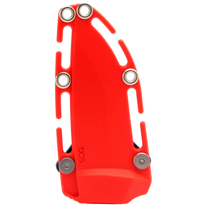 SOG Specialty Knives™ Aegis FX Fixed Blade 17-41-03-41 Rescue Red Rubber and Indigo GRN CRYO 4116 Krupp Stainless Steel Knife