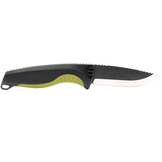 SOG Specialty Knives™ Aegis FX Fixed Blade 17-41-04-41 OD Green GRN and Black Rubber CYRO 4116 Krupp Stainless Steel Knife