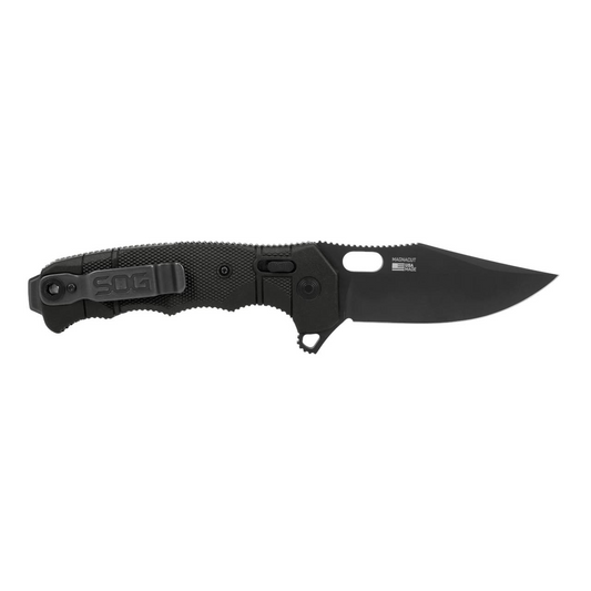 SOG Specialty Knives™ SEAL XR Ti SOG-12-21-13-57 Black GRN and Titanium MagnaCut Stainless Steel Pocket Knife