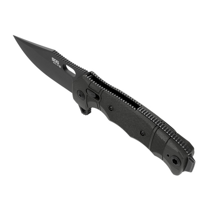 SOG Specialty Knives™ SEAL XR Ti SOG-12-21-13-57 Black GRN and Titanium MagnaCut Stainless Steel Pocket Knife