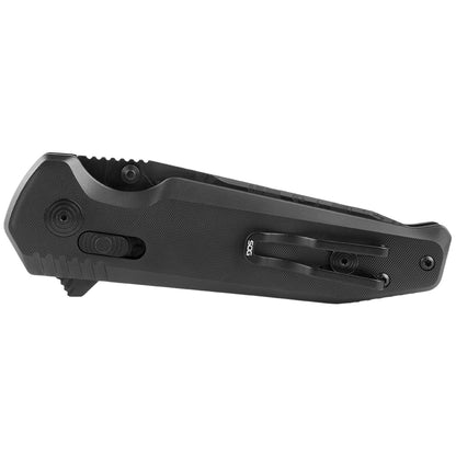 SOG Specialty Knives™ Vision XR LTE 12-57-09-57 Black Titanium CRYO CTS XHP Stainless Steel Pocket Knife