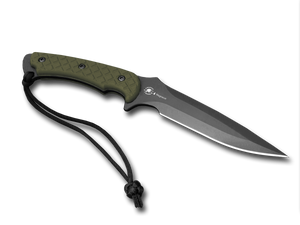 Spartan Blades, LLC™ Ares Fixed Blade SB1BKGRNLBK OD Green Canvas Micarta CPM MagnaCut Stainless Steel Knife