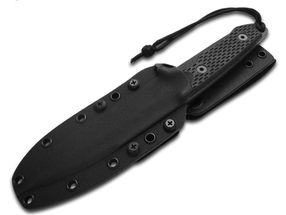 Spartan Blades, LLC™ Ronin Shinto Fixed Blade SB47BKBKKYBK Black Canvas Micarta S45VN Stainless Steel Knife