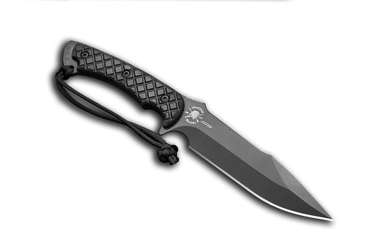 Spartan Blades, LLC™ Horkos Fixed Blade SB4BKBKNLBK Black Canvas Micarta CPM MagnaCut Stainless Steel Knife