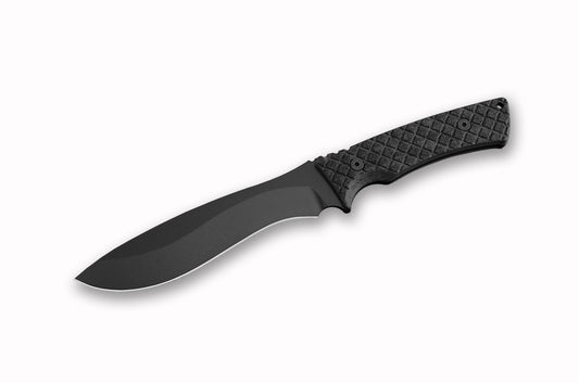 Spartan Blades, LLC™ Machai Fixed Blade SBSL002BKBK Black Canvas Micarta 1095 Cro-Van Carbon Steel Knife