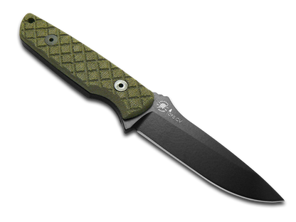 Spartan Blades, LLC™ Alala Fixed Blade SBSL004BKGR Green Canvas Micarta 1095 Cro-Van Carbon Steel Knife