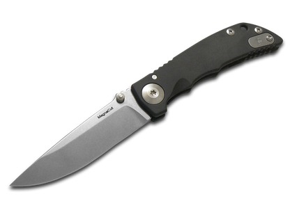 Spartan Blades, LLC™ Harsey Folder 3.25 Frame Lock SF10 PVD Black PVD 6AL4V Titanium CPM MagnaCut Stainless Steel Pocket Knife