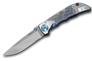 Spartan Blades, LLC™ Harsey Folder 3.25 Frame Lock SF10STMICHAEL 6AL4V Titanium CPM MagnaCut Stainless Steel Pocket Knife
