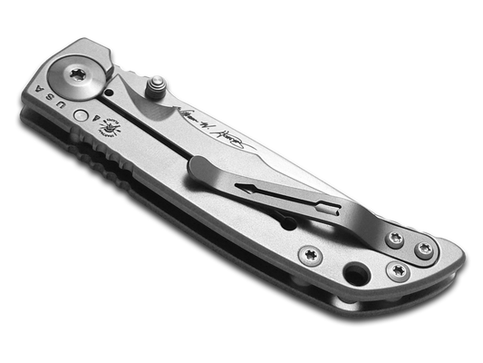 Spartan Blades, LLC™ Harsey Folder 3.25 Frame Lock SF10SW 6AL4V Titanium CPM MagnaCut Stainless Steel Pocket Knife