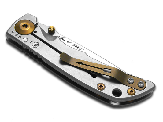 Spartan Blades, LLC™ Harsey Folder 3.25 Frame Lock SF10SWBZ 6AL4V Titanium CPM MagnaCut Stainless Steel Pocket Knife