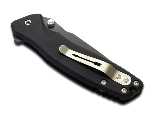 Spartan Blades, LLC™ Pallas Button Lock SF3BK Black Anodized 6061 Aluminum CPM MagnaCut Stainless Steel Pocket Knife