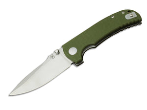 Spartan Blades, LLC™ Astor Liner Lock SFBL8GR OD Green G10 154CM Stainless Steel Pocket Knife