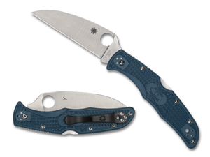Spyderco Knives™ Endura Lockback C10FPWK390 Blue FRN K390 Stainless Steel Pocket Knife