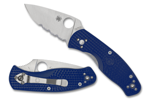 Spyderco Knives™ Persistence Liner Lock C136PSBL Dark Blue FRN S35VN Stainless Steel Pocket Knife