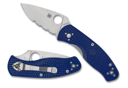 Spyderco Knives™ Persistence Liner Lock C136PSBL Dark Blue FRN S35VN Stainless Steel Pocket Knife
