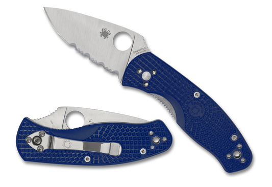 Spyderco Knives™ Persistence Liner Lock C136PSBL Dark Blue FRN S35VN Stainless Steel Pocket Knife