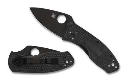 Spyderco Knives™ Ambitious Liner Lock C148PBBK Black FRN 8CR13MoV Stainless Steel Pocket Knife