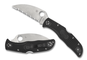 Spyderco Knives™ Endela Lockback C243FSWCBK Black Frn VG-10 Stainless Steel Pocket Knife