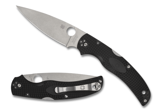 Spyderco Knives™ Native Chief Lockback C244PBK Black FRN CTS-BD1N Stainless Steel Pocket Knife