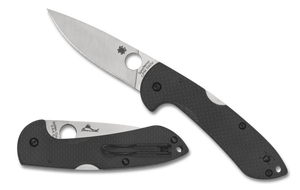 Spyderco Knives™ Siren Lockback C247CFP Black Carbon Fiber CPM S90V Stainless Steel Pocket Knife