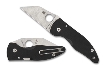 Spyderco Knives™ Microjimbo Lockback C264GP Black G-10 CPM S30V Stainless Steel Pocket Knife